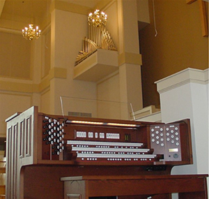 Jasper First Baptist combo organ