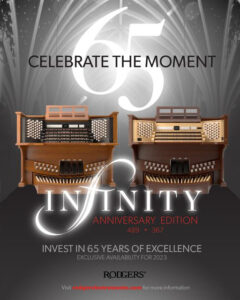 Rodgers Infinity Anniversary Edition organ