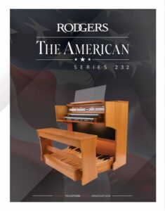 photo of the new Rodgers The American 232 organ